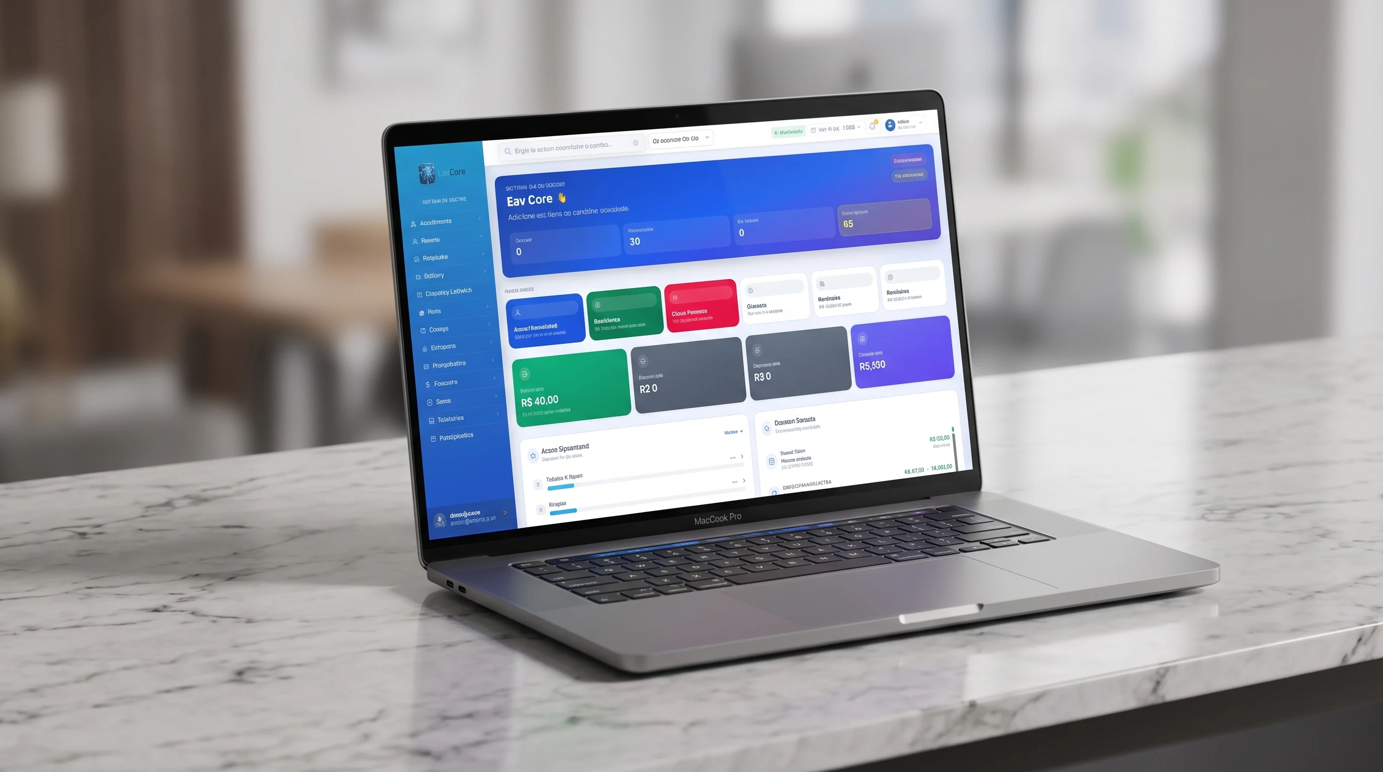 LavCore em Notebook de Alta Resolução